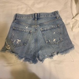 agolde jaden high rise shorts
